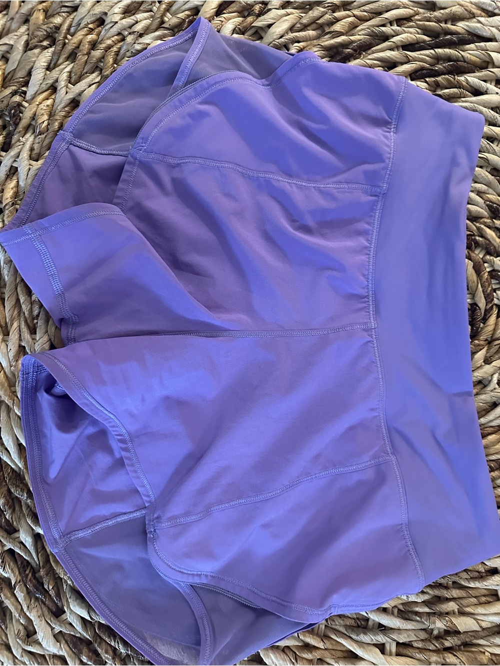 lululemon athletica lavender workout shorts